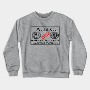 ABC vintage Matchbook Crewneck Sweatshirt